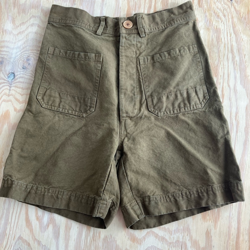 Caron Callahan Button Fly Shorts